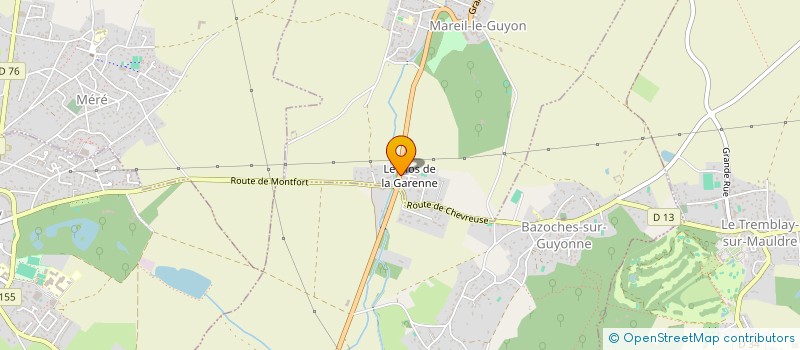 localisation de l'entreprise I.C.B. INTER CENTRE BATIMENT  MAREIL-LE-GUYON