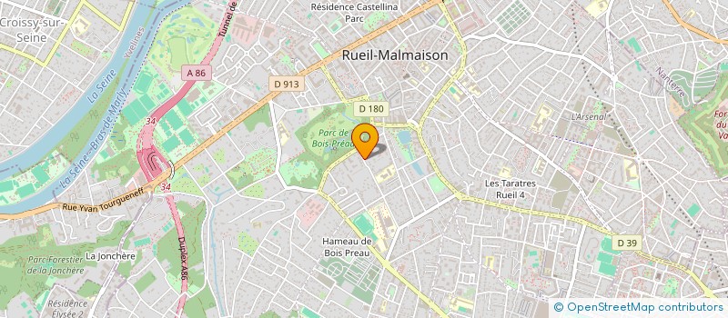 localisation de l'entreprise I.C.B.J. à RUEIL-MALMAISON