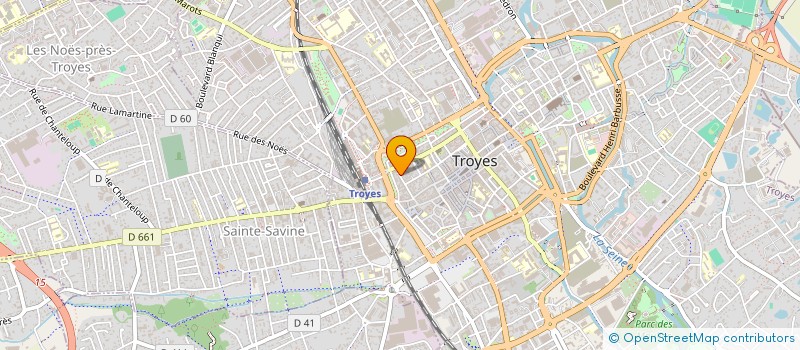 localisation de l'entreprise I.C.B.M  TROYES
