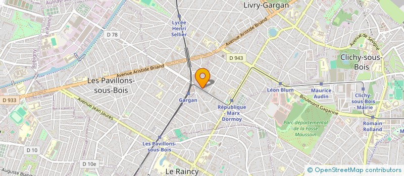 localisation de l'entreprise I.C.C  LIVRY-GARGAN