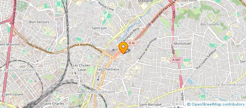 localisation de l'entreprise I.C.C.T.S. à MARSEILLE