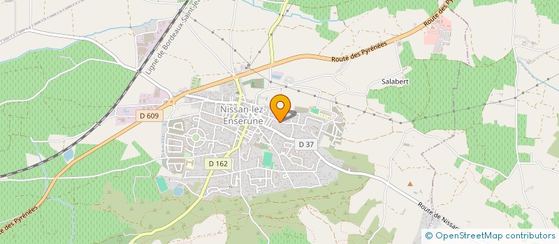 localisation de l'entreprise I.C.E.  NISSAN-LEZ-ENSERUNE