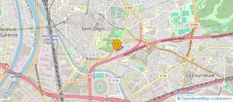 localisation de l'entreprise I.C.E.D TRANSPORTS à SAINT-DENIS