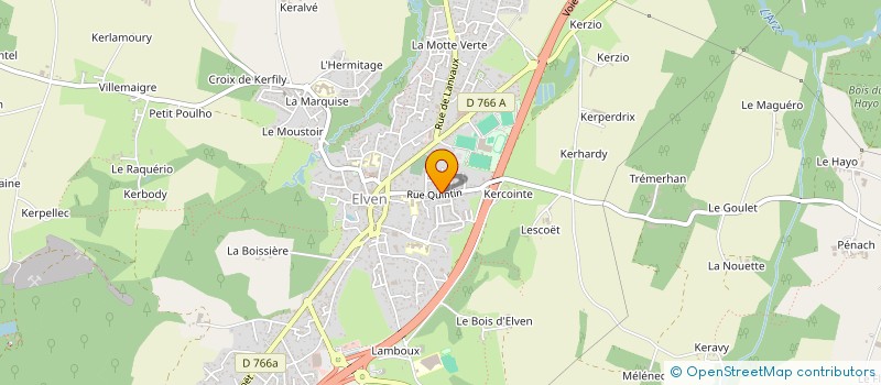 localisation de l'entreprise I.C.E.P. ELVEN INSTALLATION à ELVEN