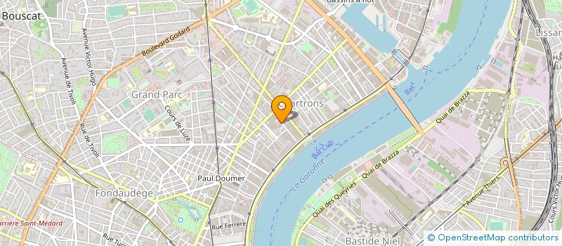 localisation de l'entreprise I.C.F à BORDEAUX
