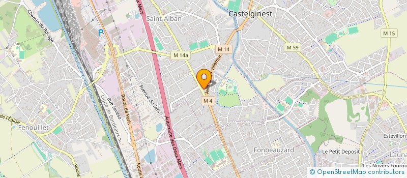 localisation de l'entreprise I.C.F.E  SAINT-ALBAN