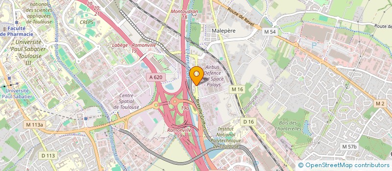 localisation de l'entreprise I.C.G.O.  TOULOUSE