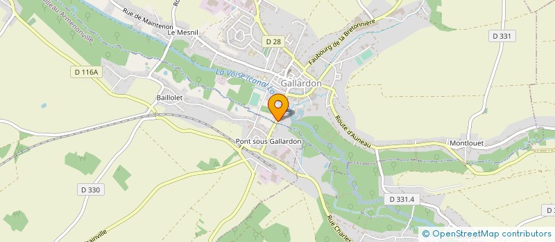 localisation de l'entreprise I.C.I à BAILLEAU-ARMENONVILLE