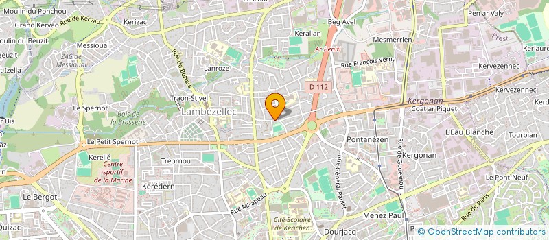 localisation de l'entreprise I.C.I. FEMMES D'EUROPE ET D'AILLEURS à BREST