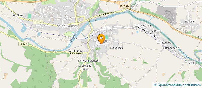 localisation de l'entreprise I C IMMOBILIER à THENAY