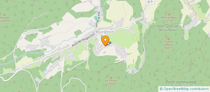 localisation de l'entreprise I.C.J  LA BOURGONCE