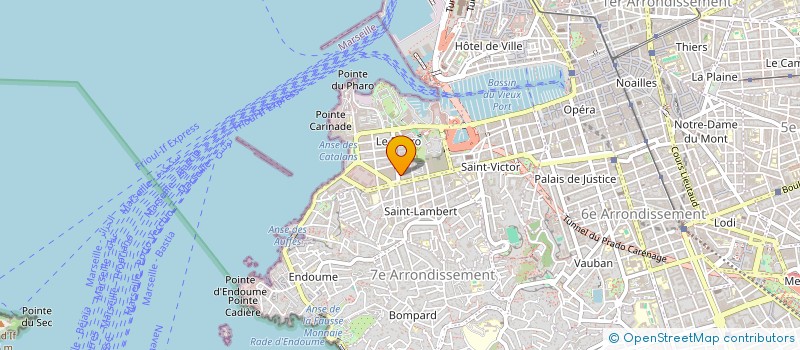 localisation de l'entreprise I.C.M à MARSEILLE