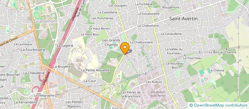 localisation de l'entreprise I.C.M.T. INGENIERIE CONSTRUCTION METALLIQUE TOURANGELLE  CHAMBRAY-LES-TOURS