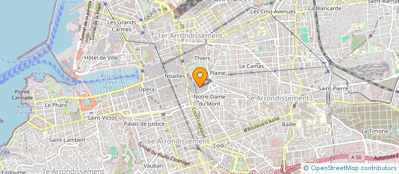 localisation de l'entreprise I&C MARKETING  MARSEILLE