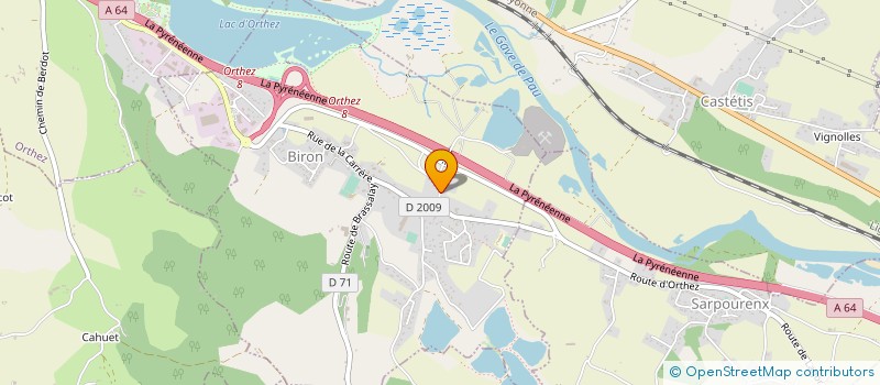 localisation de l'entreprise I C N à ORTHEZ