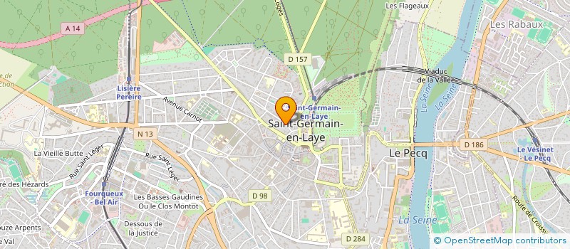 localisation de l'entreprise I.C.O  SAINT-GERMAIN-EN-LAYE