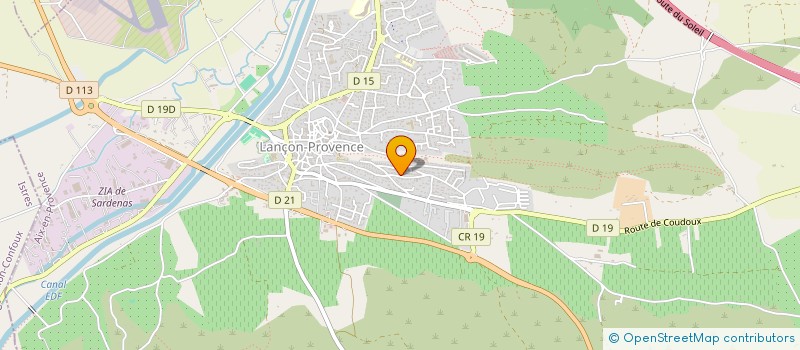 localisation de l'entreprise I C P B à LANCON-PROVENCE