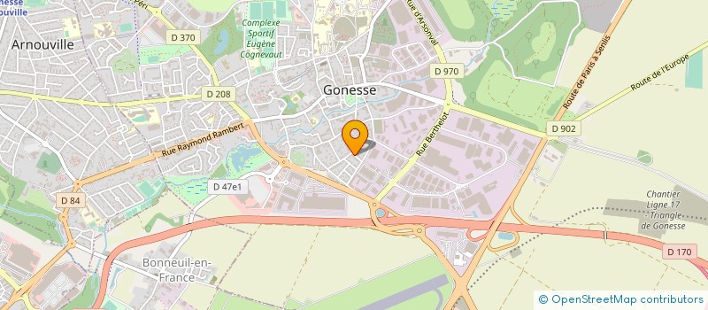 localisation de l'entreprise I.C.R  LE MESNIL-AMELOT