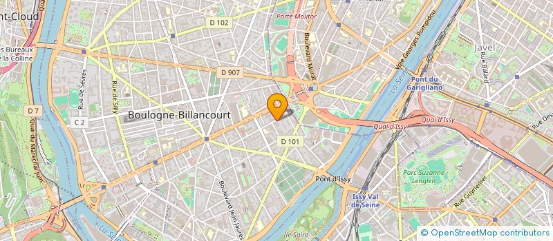 localisation de l'entreprise I C S à BOULOGNE-BILLANCOURT