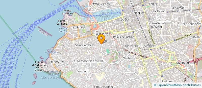 localisation de l'entreprise I.C.S  MARSEILLE