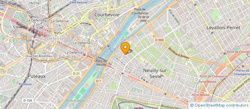 localisation de l'entreprise I.C.S INVESTISSEMENT COMMUNICATION SANTE à NEUILLY SUR SEINE
