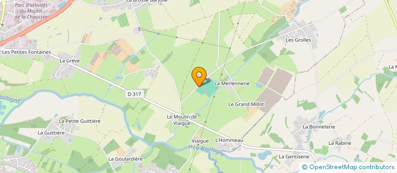 localisation de l'entreprise I.C.S.  ISOLATION  CLOISONS SERVICES à SAINT-PHILBERT-DE-GRAND-LIEU