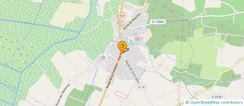 localisation de l'entreprise I C S - S A V  ETAULIERS