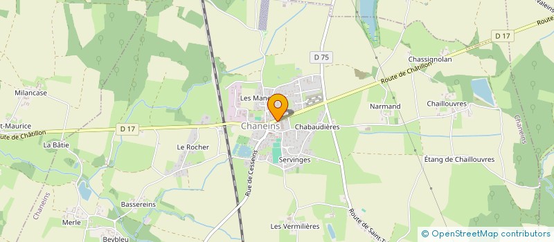 localisation de l'entreprise I.C.T.D. (INGENIERIE CONSULTANT TUTORAT DEVELOPPEMENT) à CHANEINS