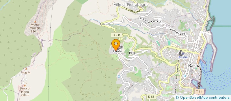 localisation de l'entreprise I CANTI AGHJALESI à BASTIA