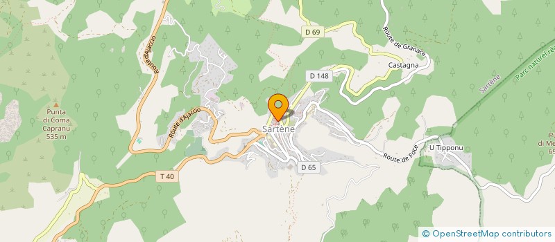 localisation de l'entreprise I CAPI BIANCHI à SARTENE