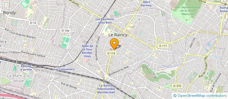 localisation de l'entreprise I CAR à LE RAINCY