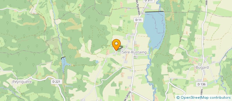 localisation de l'entreprise I.CERAM  SERE-RUSTAING