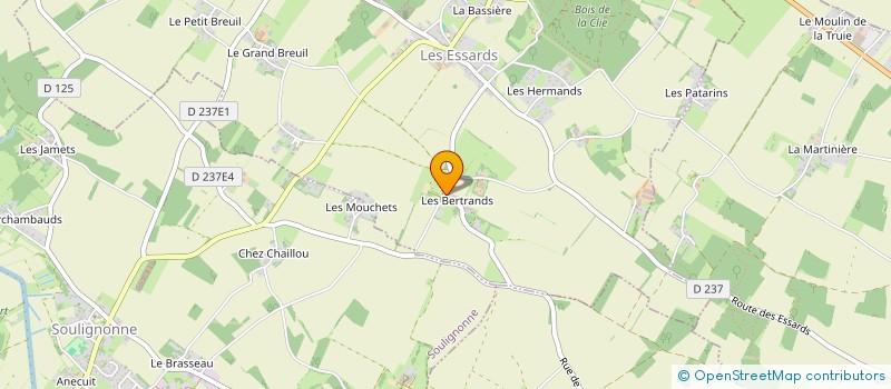 localisation de l'entreprise I-CG  LES ESSARDS