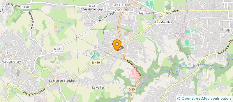 localisation de l'entreprise I CINQUE DEVELOPPEMENT  GREZIEU-LA-VARENNE