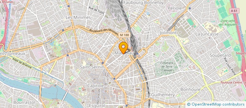 localisation de l'entreprise I-CLICK à TOULOUSE