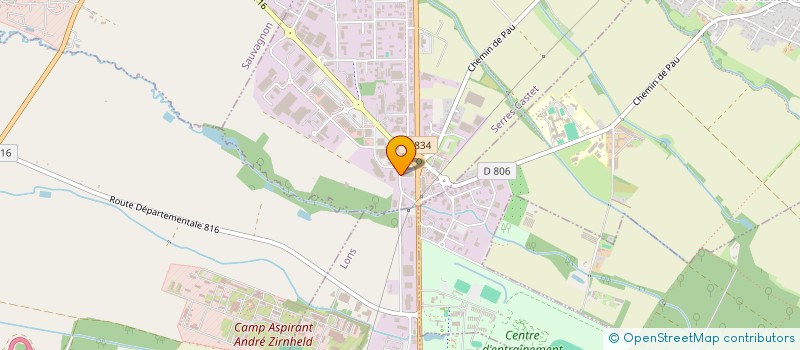 localisation de l'entreprise I-COM  SERRES-CASTET