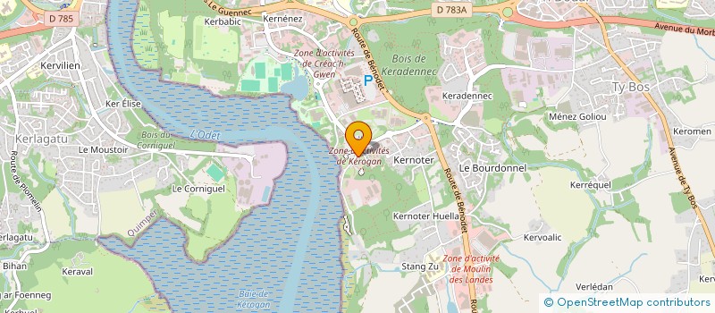 localisation de l'entreprise I COMME... à QUIMPER