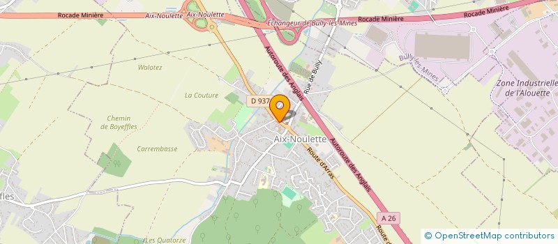 localisation de l'entreprise I COMME IMMO  AIX-NOULETTE