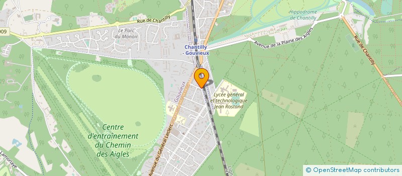 localisation de l'entreprise I-COMPARATEUR à CHANTILLY