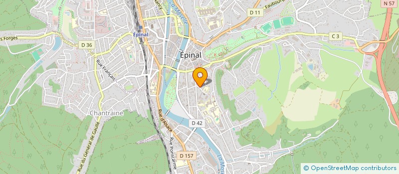 localisation de l'entreprise I-CONE  EPINAL