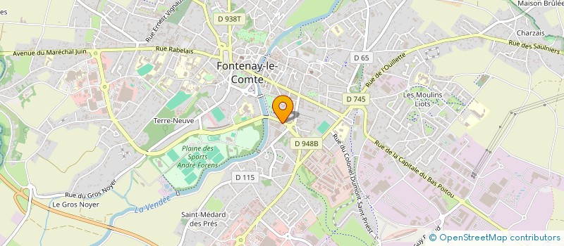 localisation de l'entreprise I-CONNECT à FONTENAY-LE-COMTE