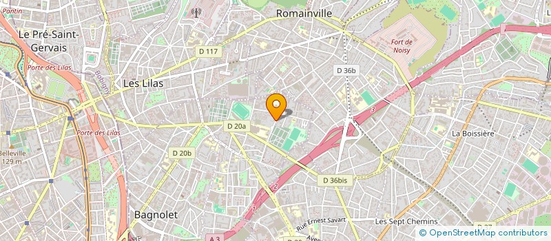 localisation de l'entreprise I CONSULT à BAGNOLET