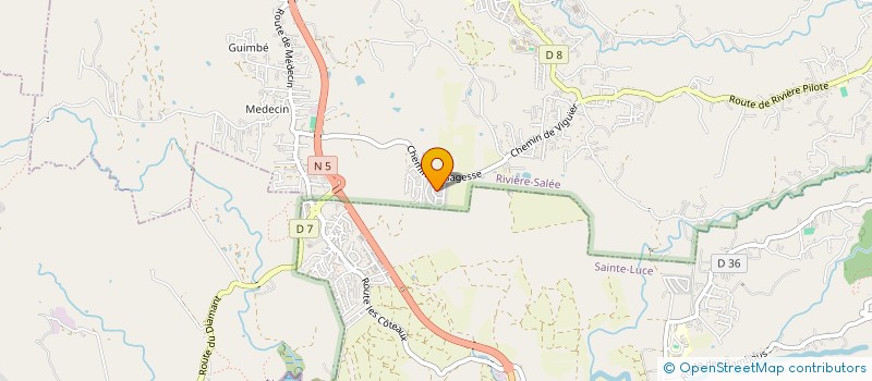 localisation de l'entreprise I CORPORATE  RIVIERE-SALEE