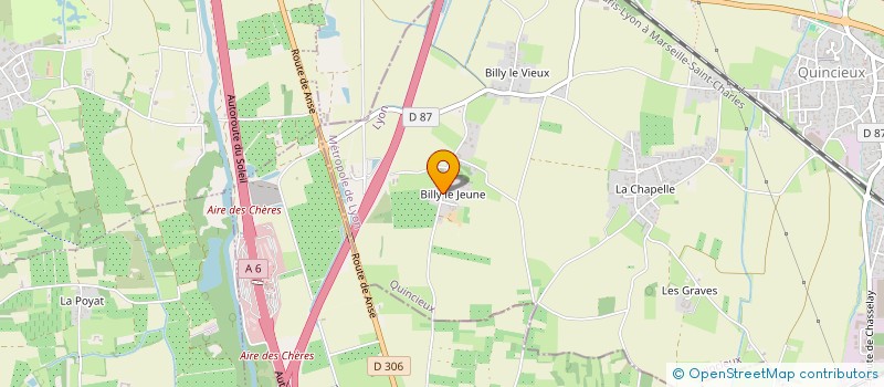 localisation de l'entreprise I-CRECHE  QUINCIEUX