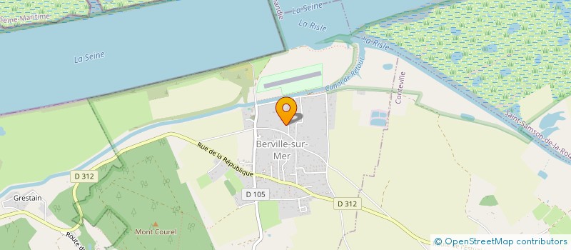 localisation de l'entreprise I.D.2 CONFORT  BERVILLE-SUR-MER