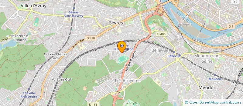 localisation de l'entreprise I.D.3 à SEVRES