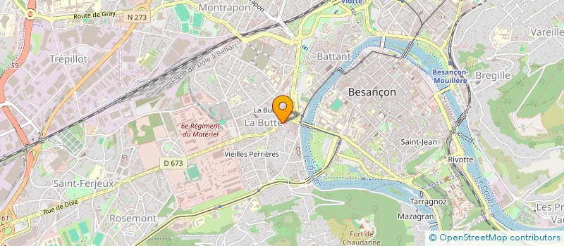 localisation de l'entreprise I.D. à BESANCON