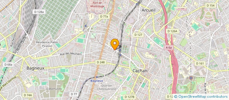 localisation de l'entreprise I.D à CACHAN