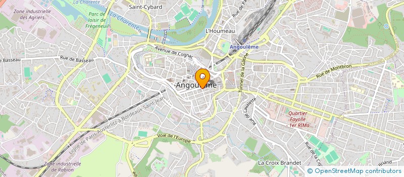 localisation de l'entreprise I.D. ACT FORMATION à ANGOULEME