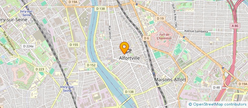 localisation de l'entreprise I.D AERO à ALFORTVILLE